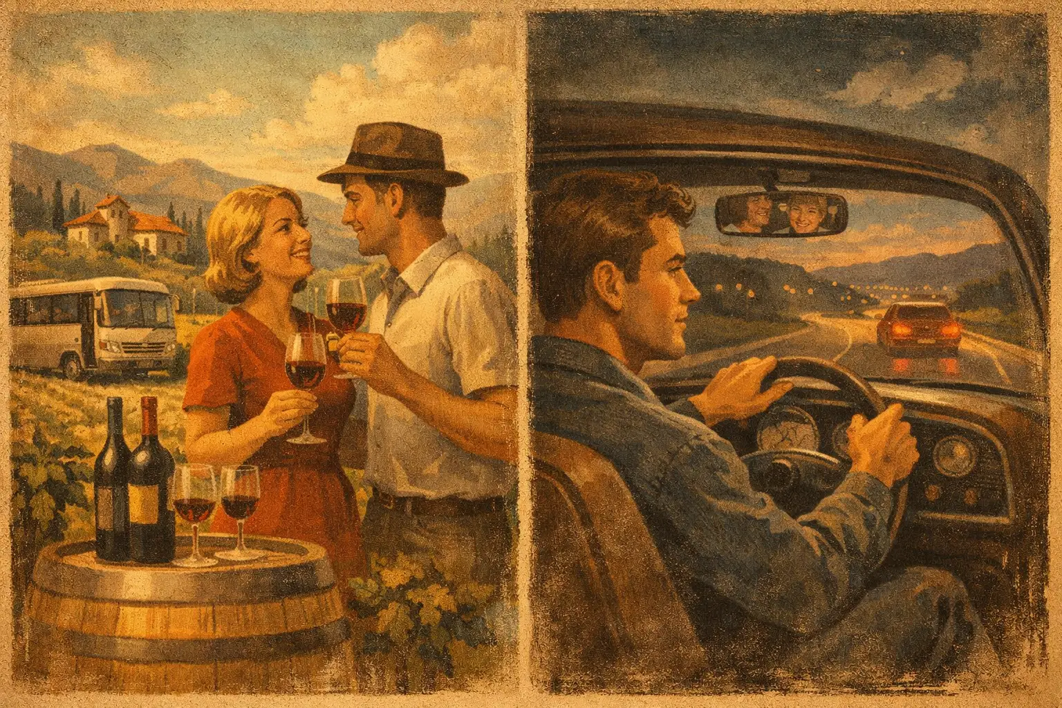Wine Tour vs Designated Driver